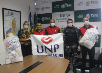 Sistema Prisional do Piauí recebe doação de kits de higiene
